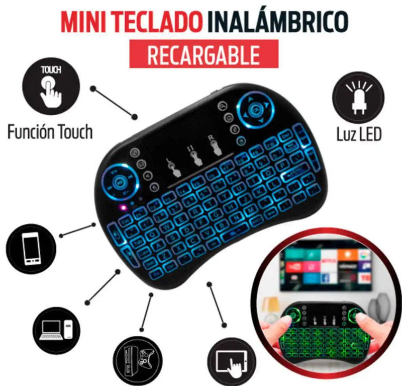 Mini teclado para televisor